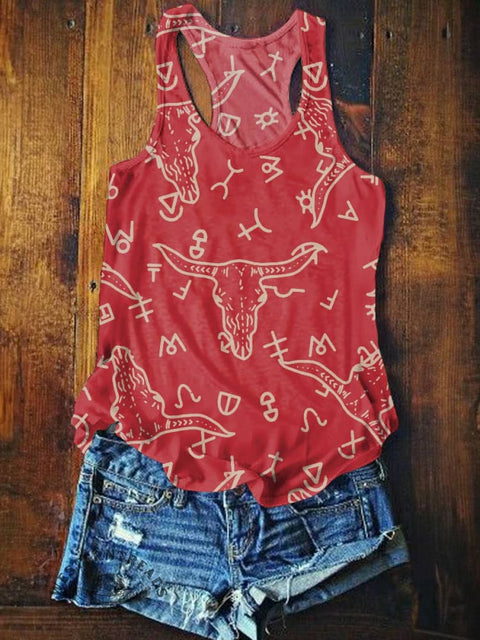 Women's Cattle Brands Tank Top