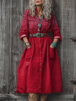 Women's Paisley Print Dress