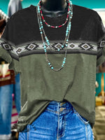 Aztac Green and Black T-shirt