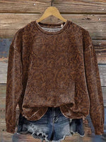 🔥Limited Time Discount🔥Classic West Print Leather Texture Patterns T-shirt