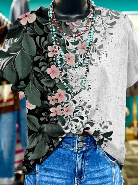 Flower Print T-shirt