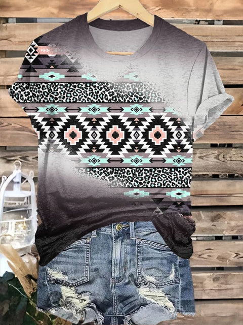 Aztac Print T-shirt