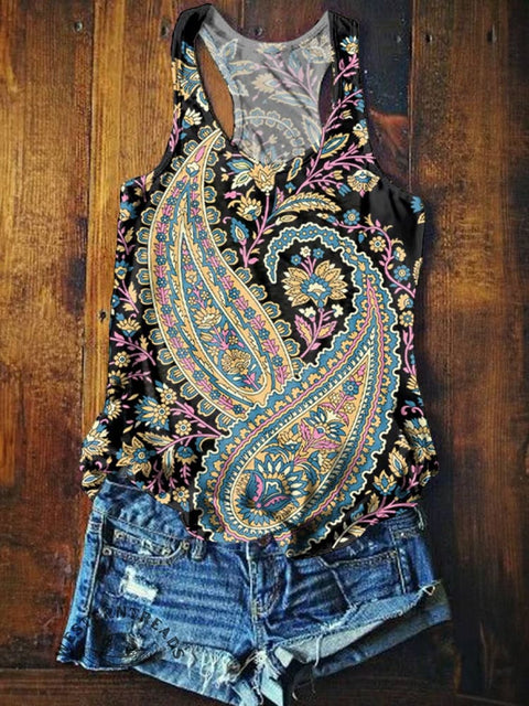 Women's Paisley Tank Top