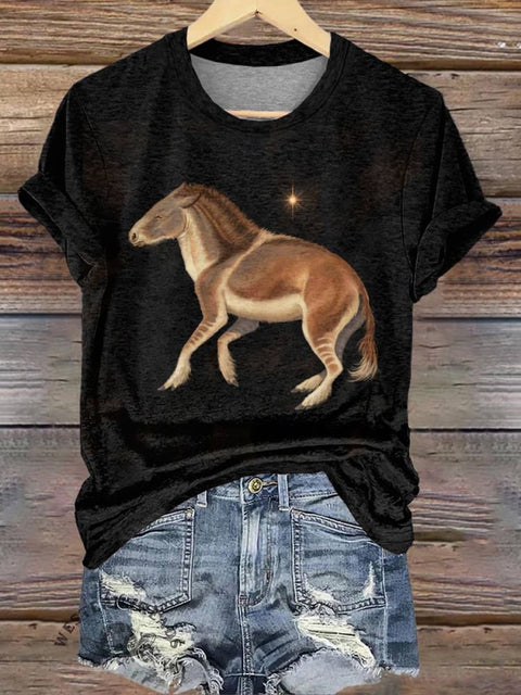 Horse Art Print T-shirt