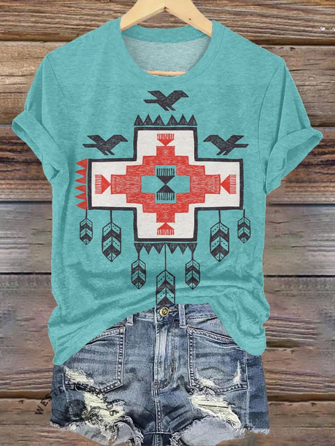 Ethnic Print T-shirt