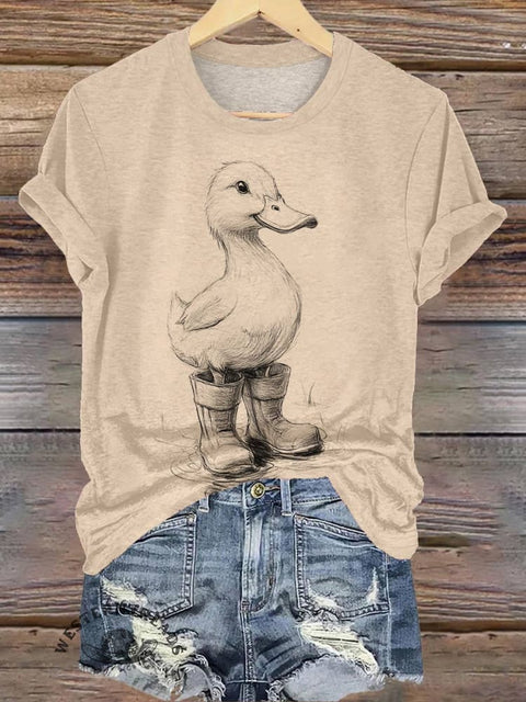 Duck Print T-shirt