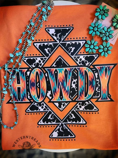 Classic West Aztec Print T-shirt