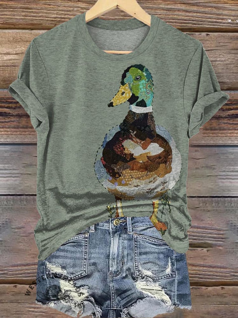 Duck Art Print T-shirt