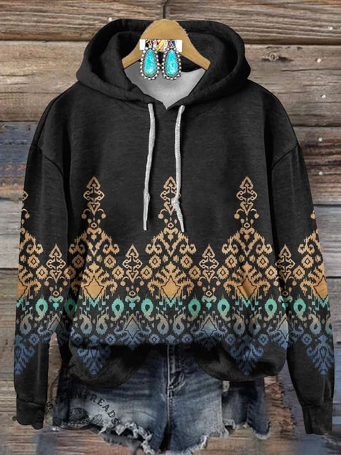 Simple Pattern Cotton Casual Hoodie Sweatshirt