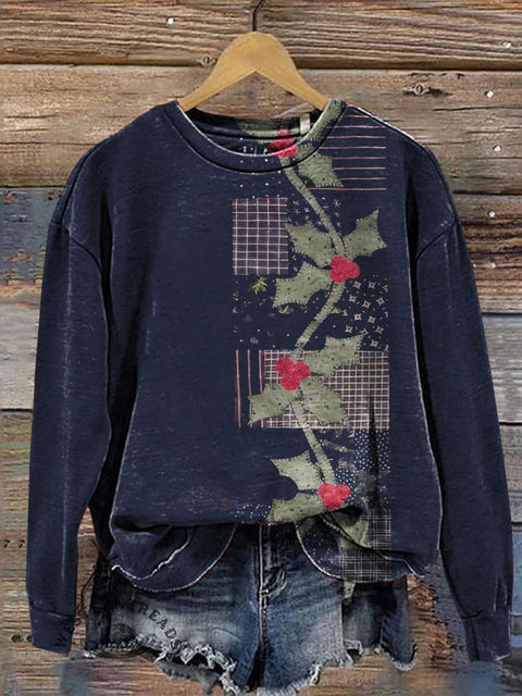 Christmas Art Casual Cotton Sweatshirt