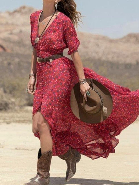 Women's Pocket Cotton Dress