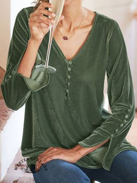 Women's Casual Long Sleeve Comfortable Top