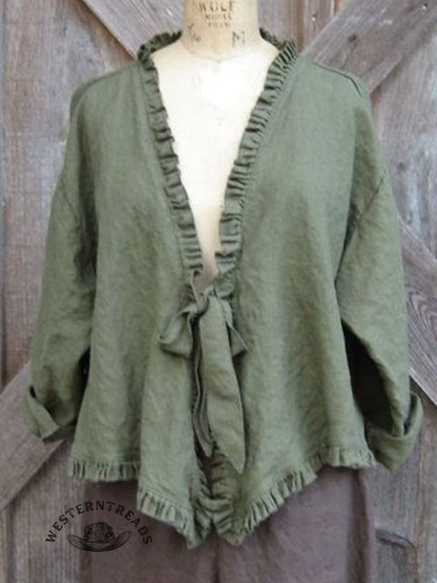 Women's Casual Long Sleeve Comfortable Cotton Shirt