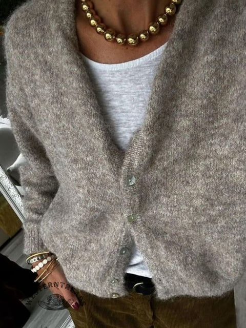 Buttoned Cardigan Sweater