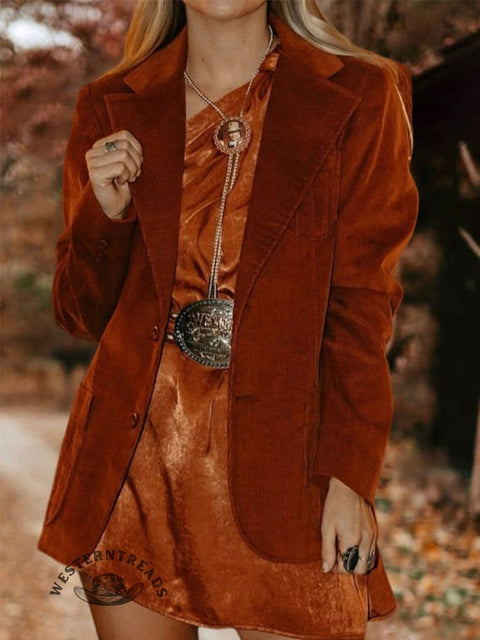Women's Long Sleeve Casual Blazer