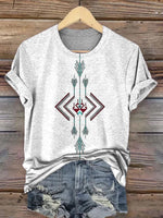 Abstract Pattern Print T-shirt