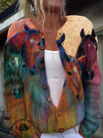 Color Horse Print T-shirt