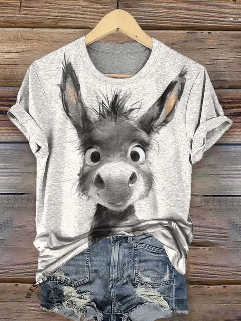 Funny and Cute Donkey T-shirt