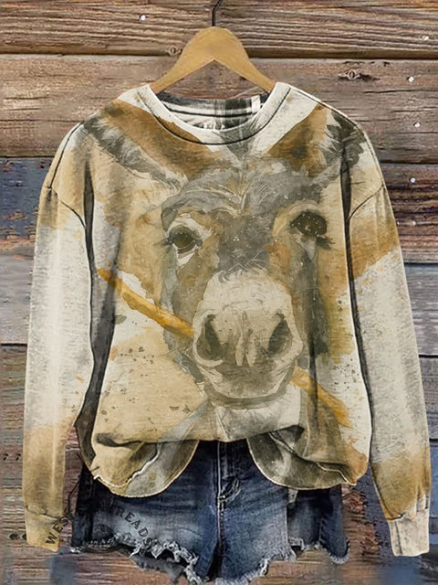 Donkey Casual Cotton Sweatshirt