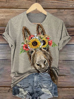 Sunflowers and Donkeys T-shirt