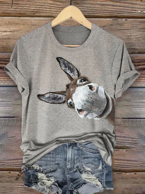 Cute Funny Donkey T-shirt