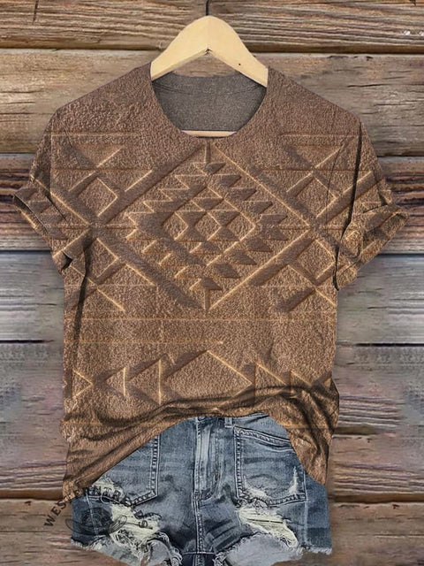 Aztec Beach-like 3D Vision T-shirt
