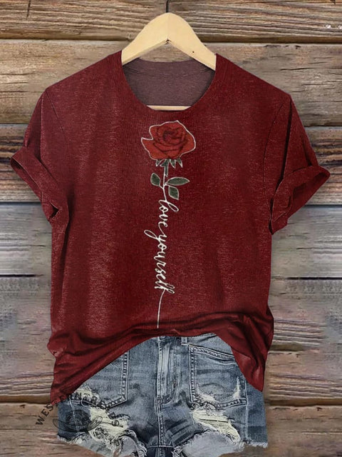 Red Rose T-shirt