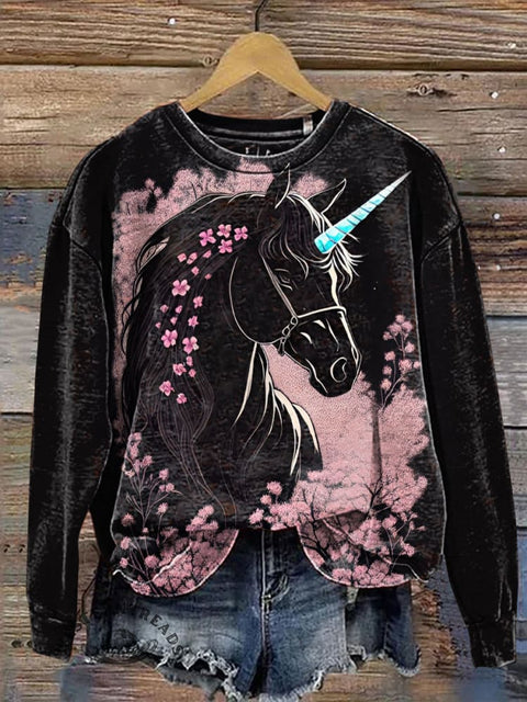 Unicorn Casual Cotton Sweatshirt