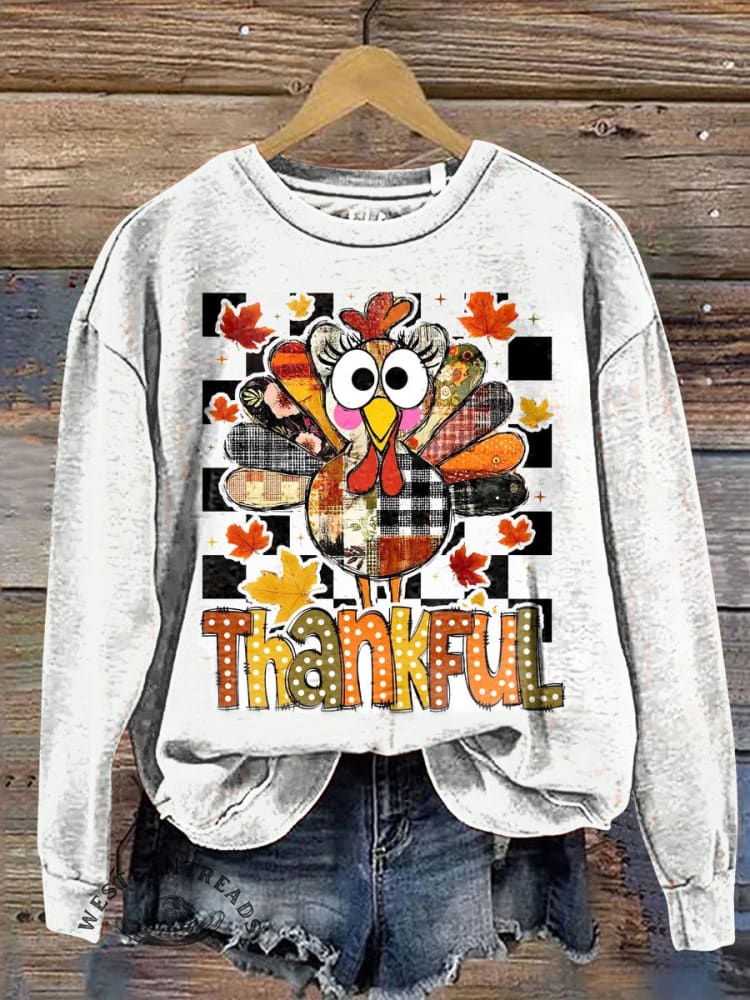 Funny Chicken Casual Cotton Sweatshirt