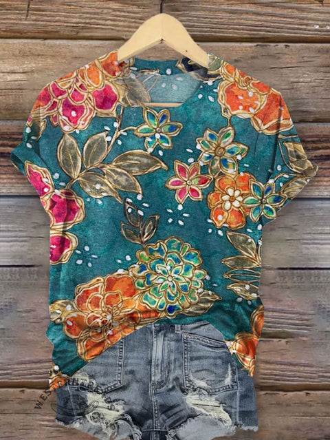 Western Art Print T-shirt
