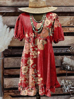 Vintage Flower Art Print T-shirt