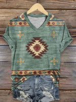 Western VintagePrint T-shirt