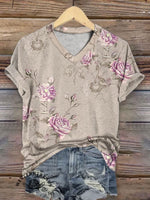 Vintage Art Print T-shirt