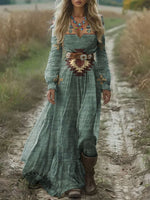 Western VintagePrint T-shirt