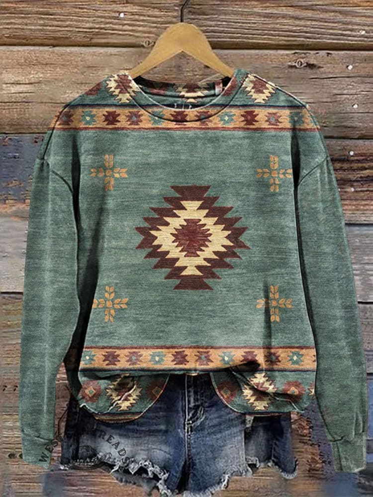 Western VintagePrint T-shirt