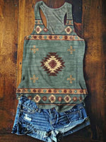 Western VintagePrint T-shirt