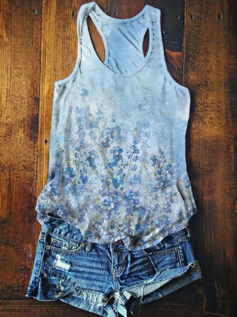 Women's Western Art Print Tank Top