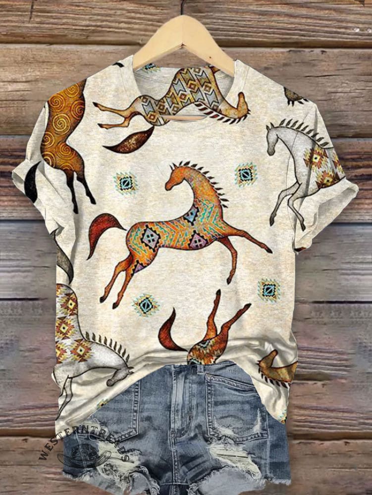 Vintage Art Print T-shirt