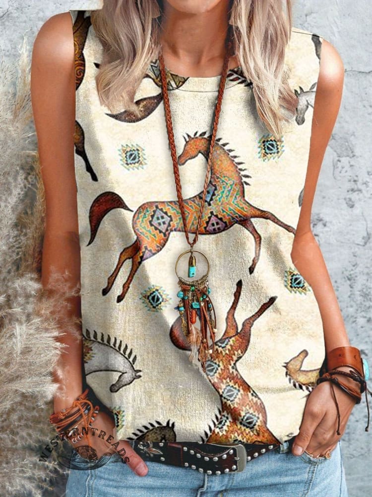 Vintage Art Print T-shirt