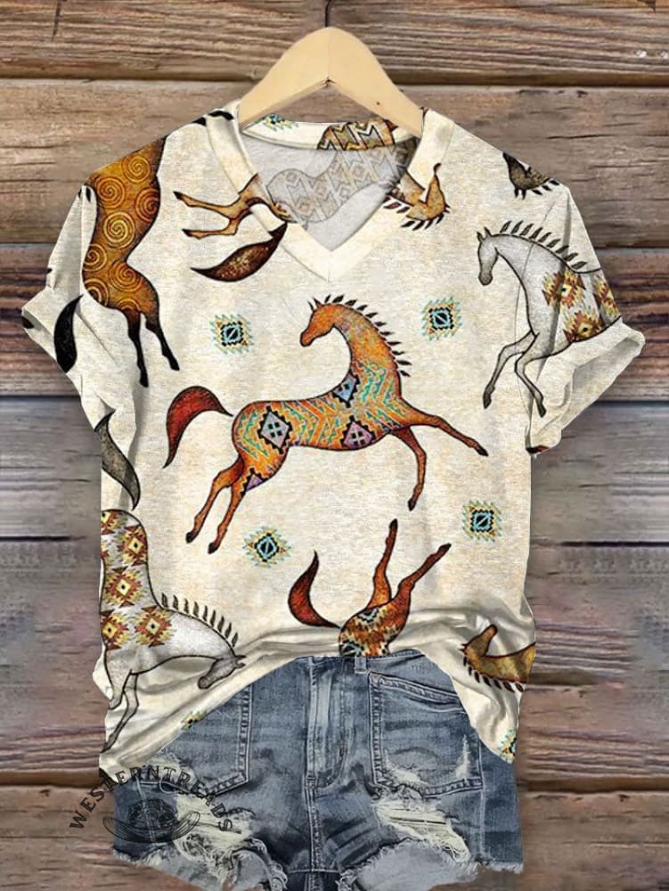 Vintage Art Print T-shirt