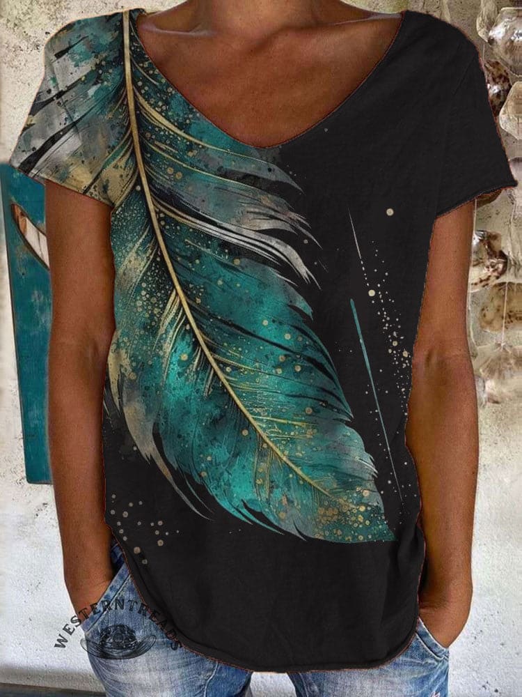 Vintage Art Print 100%Cotton Crew Tee T-Shirt