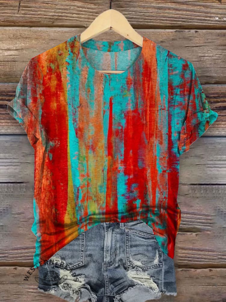 Vintage Art Print T-shirt