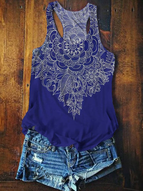 Women's Floral Tank Top