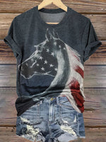 Horse Print T-shirt