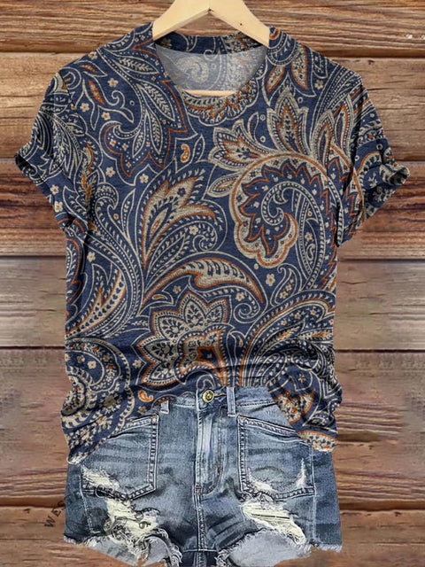 Paisley Flower T-shirt