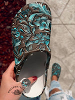 Floral Print Clogs