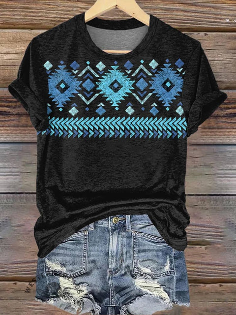 Aztac Print T-shirt