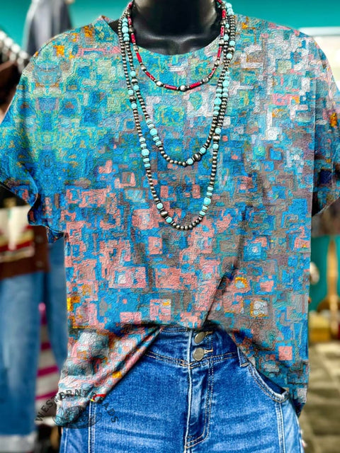 Blue Multi T-shirt