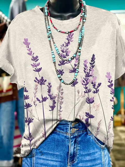 Flower Beige T-shirt