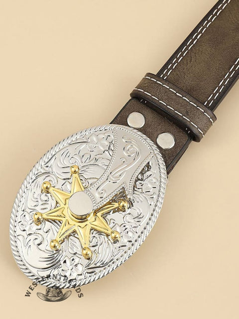 Retro Western Cowboy Belt